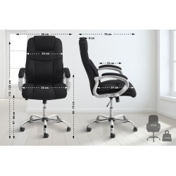 Silla de oficina BIG Apollo negra