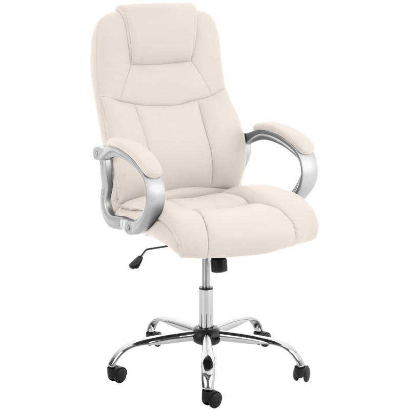 Silla de oficina BIG Apollo color crema
