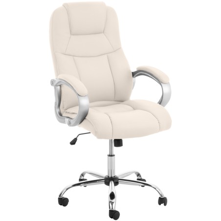 Silla de oficina BIG Apollo color crema