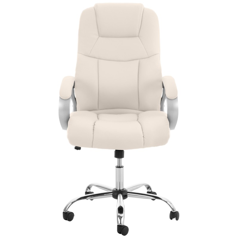 Silla de oficina BIG Apollo color crema