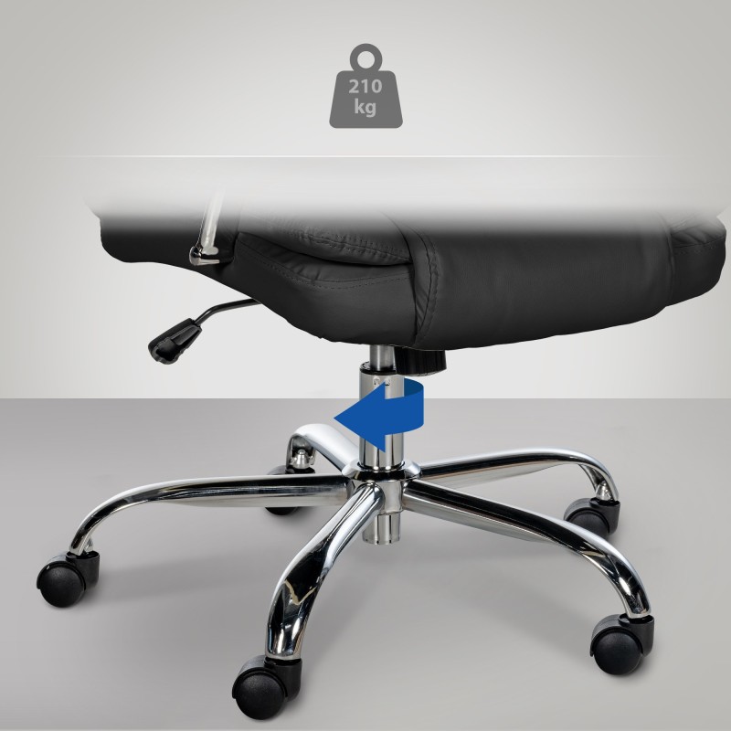 Silla de oficina BIG Xanthos negra