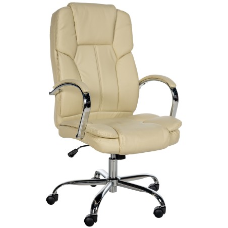 Silla de oficina BIG Xanthos color crema
