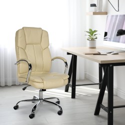 Silla de oficina BIG Xanthos color crema