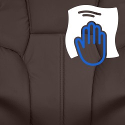 Silla de oficina marrón BIG Xanthos