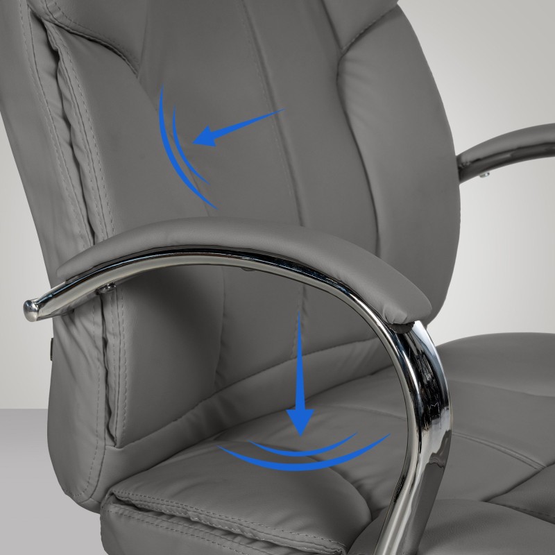 Silla de oficina BIG Xanthos gris