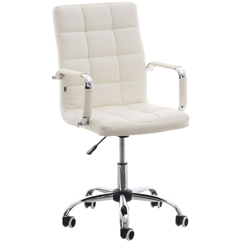 Silla de oficina blanca Deli V2