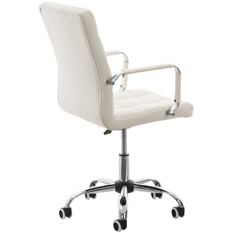 Silla de oficina blanca Deli V2