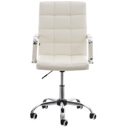 Silla de oficina blanca Deli V2