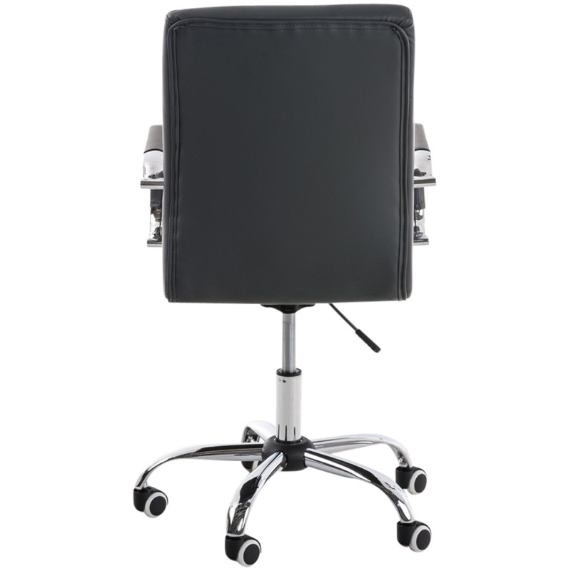 Silla de oficina gris Deli V2