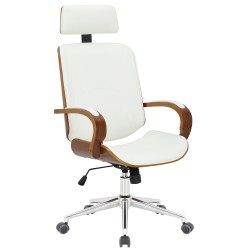 Silla de oficina Dayton nogal/blanco Silla de oficina Dayton nogal/blanco