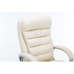 Silla de oficina BIG Vancouver color crema