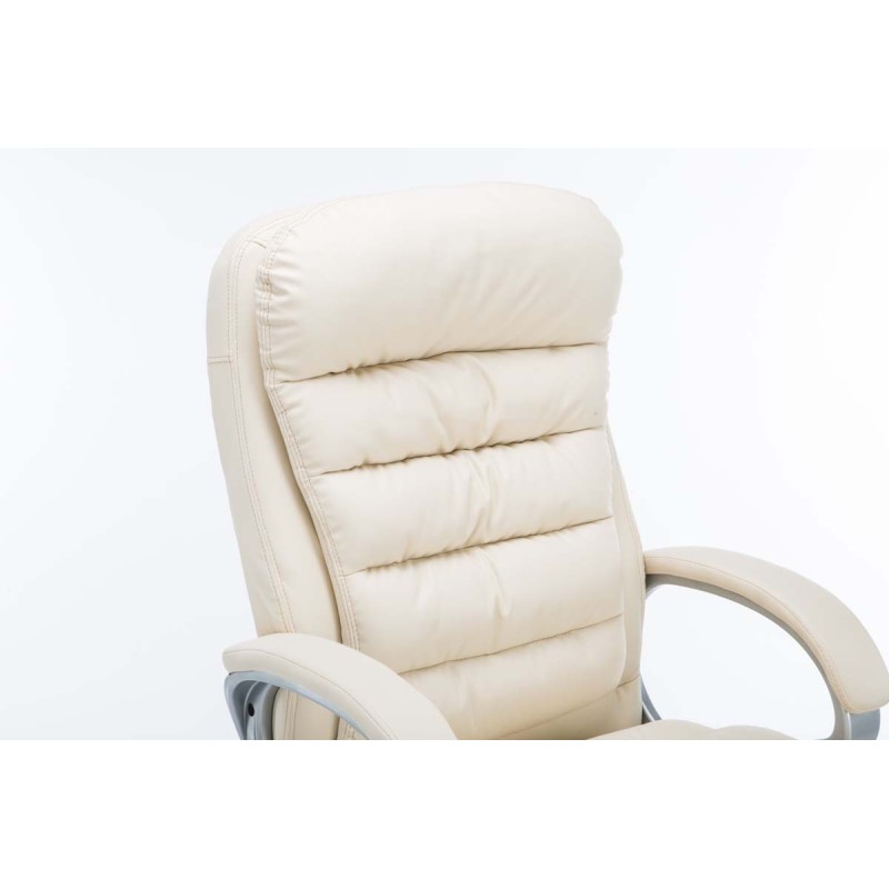 Silla de oficina BIG Vancouver color crema