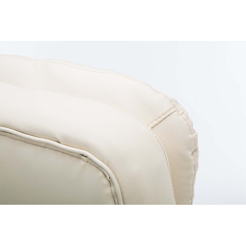 Silla de oficina BIG Vancouver color crema