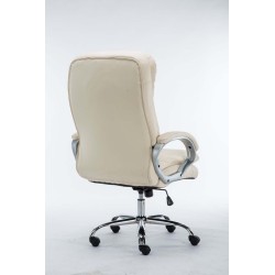 Silla de oficina BIG Vancouver color crema