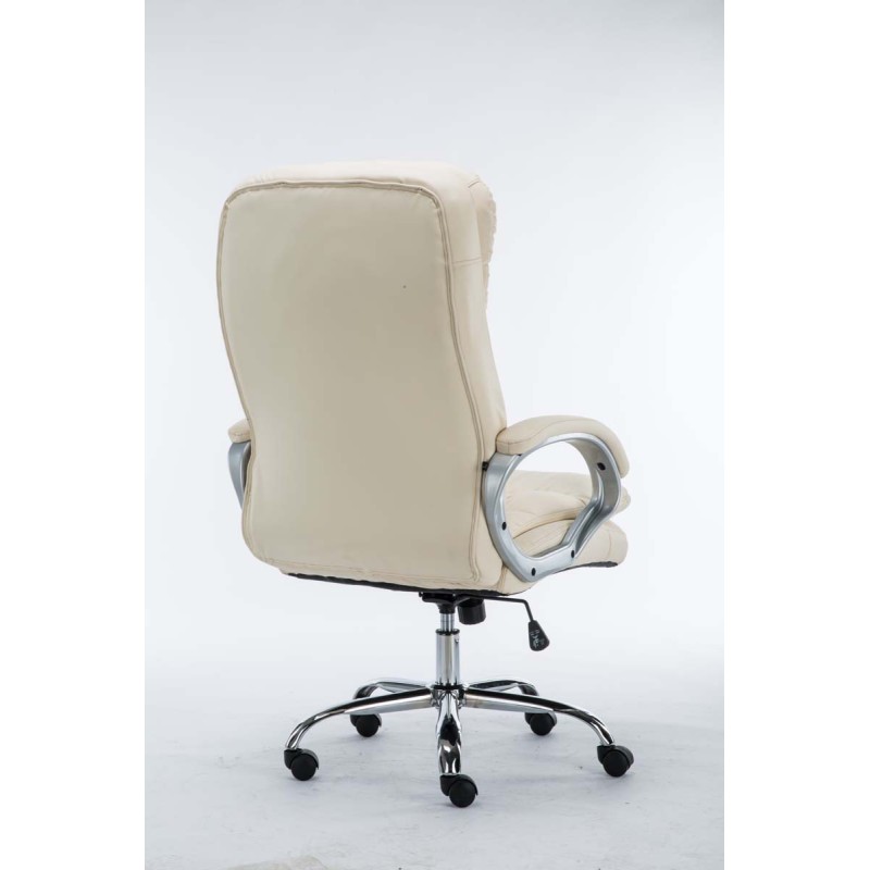 Silla de oficina BIG Vancouver color crema