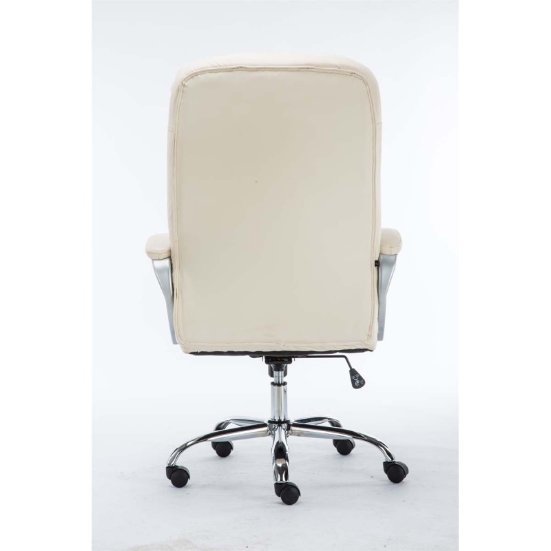 Silla de oficina BIG Vancouver color crema