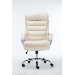Silla de oficina BIG Vancouver color crema