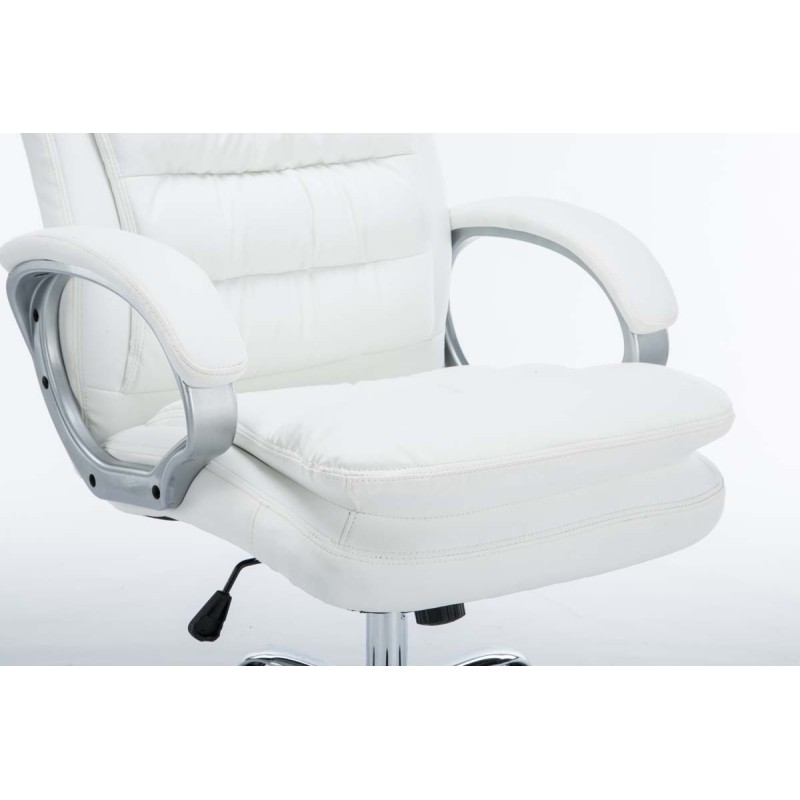Silla de oficina blanca BIG Vancouver