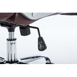 Silla de oficina BIG Vancouver color rojo burdeos