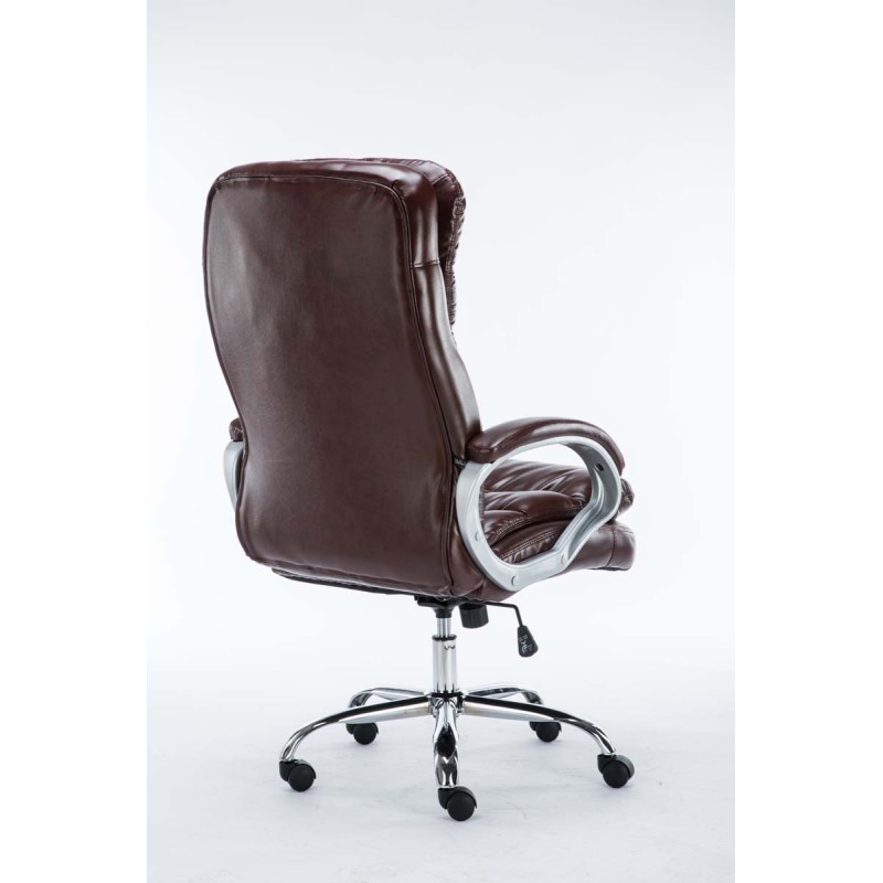 Silla de oficina BIG Vancouver color rojo burdeos