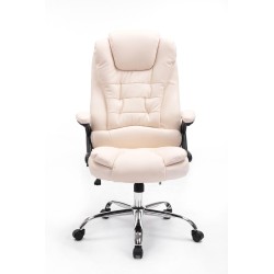 Silla de oficina Thor color crema