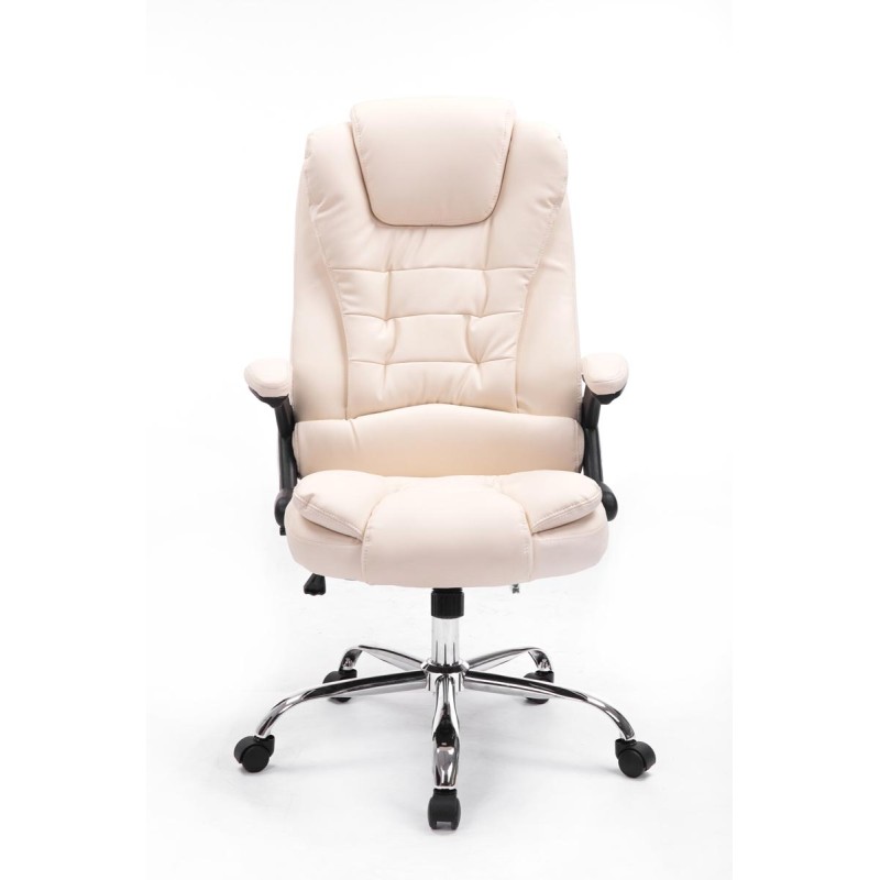 Silla de oficina Thor color crema