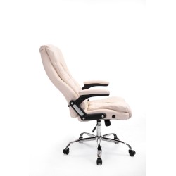 Silla de oficina Thor color crema