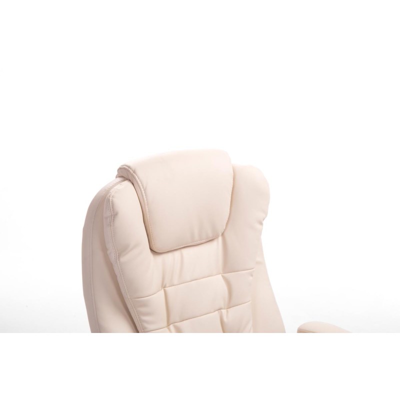 Silla de oficina Thor color crema