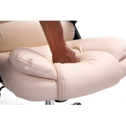 Silla de oficina Thor color crema