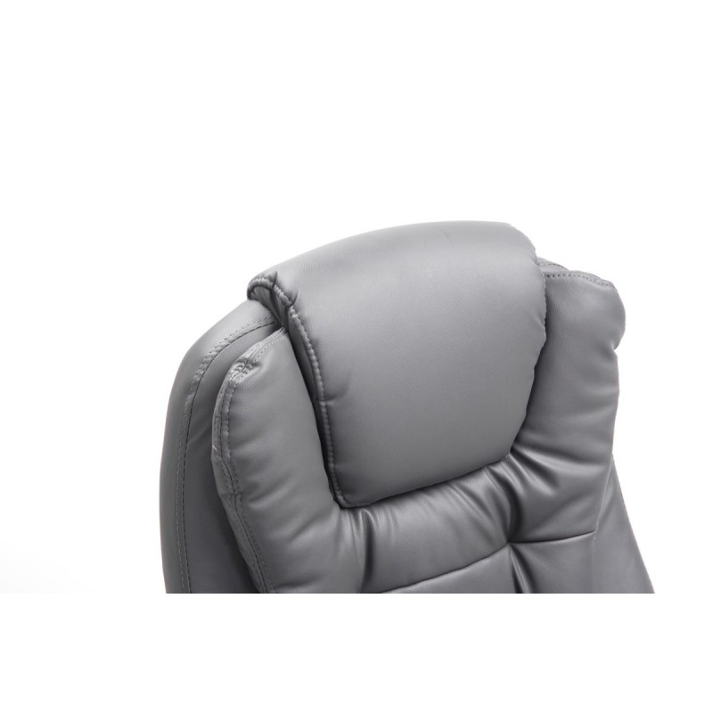 Silla de oficina gris Thor