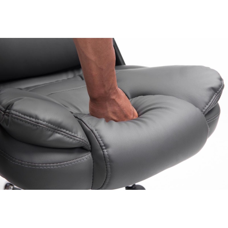 Silla de oficina gris Thor