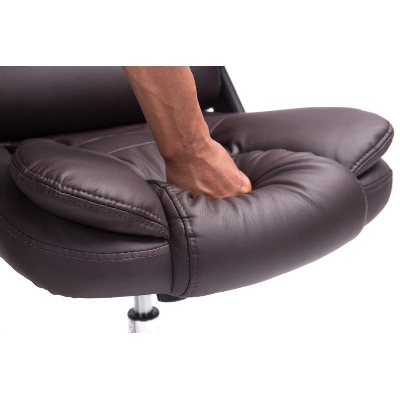 Silla de oficina Thor marrón