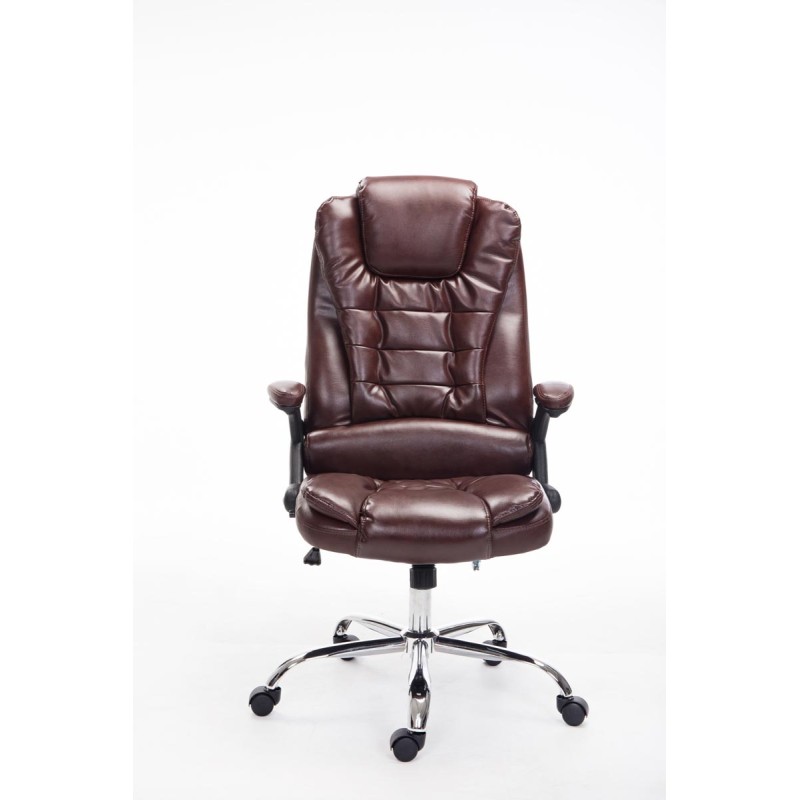 Silla de oficina Thor en color rojo burdeos