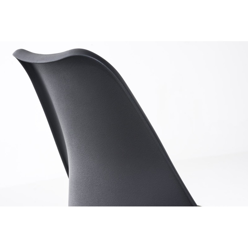 Silla de oficina negra Pegleg