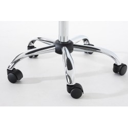 Silla de oficina negra Pegleg