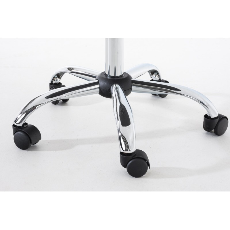 Silla de oficina negra Pegleg