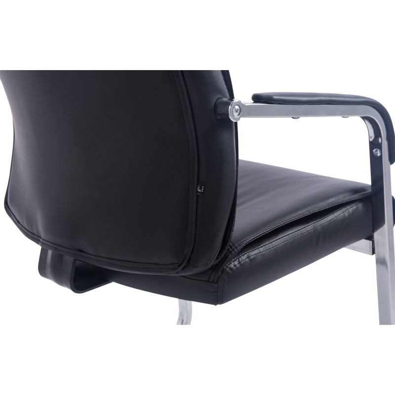 Silla de visita negra Anubis XL