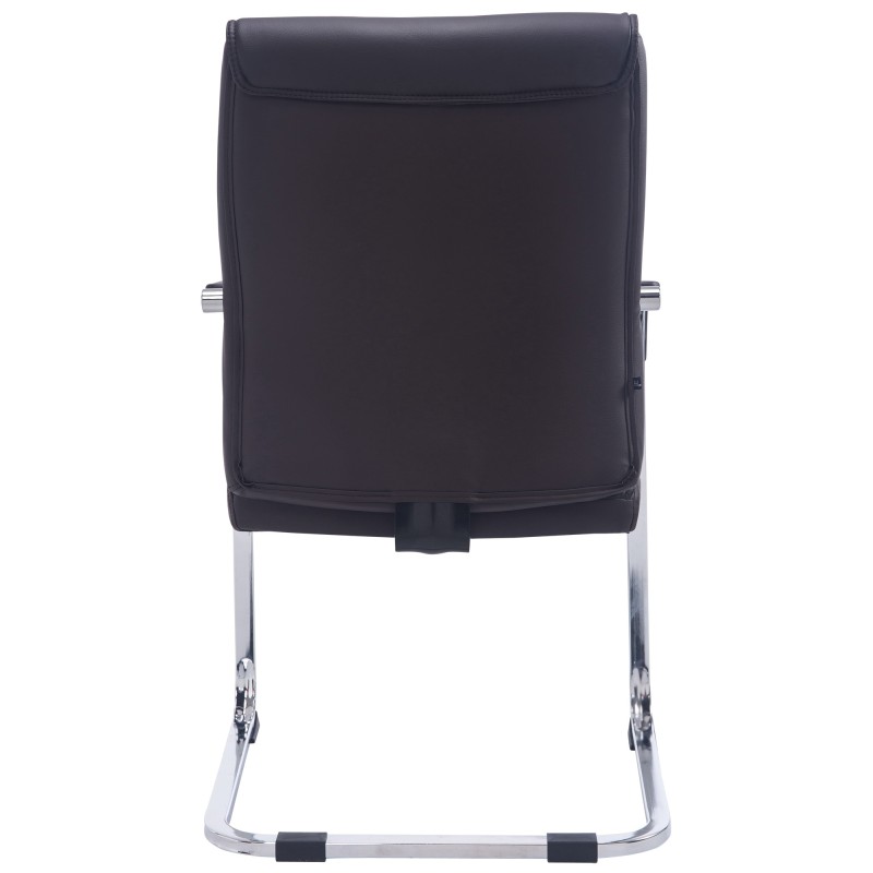 Silla de visita marrón Anubis XL