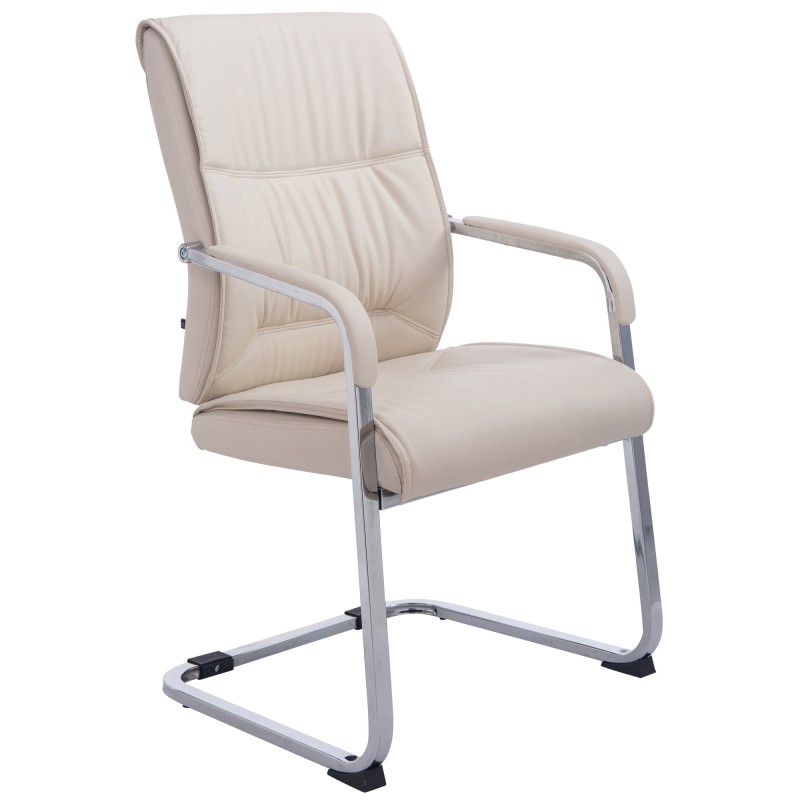 Silla de visita Anubis XL color crema