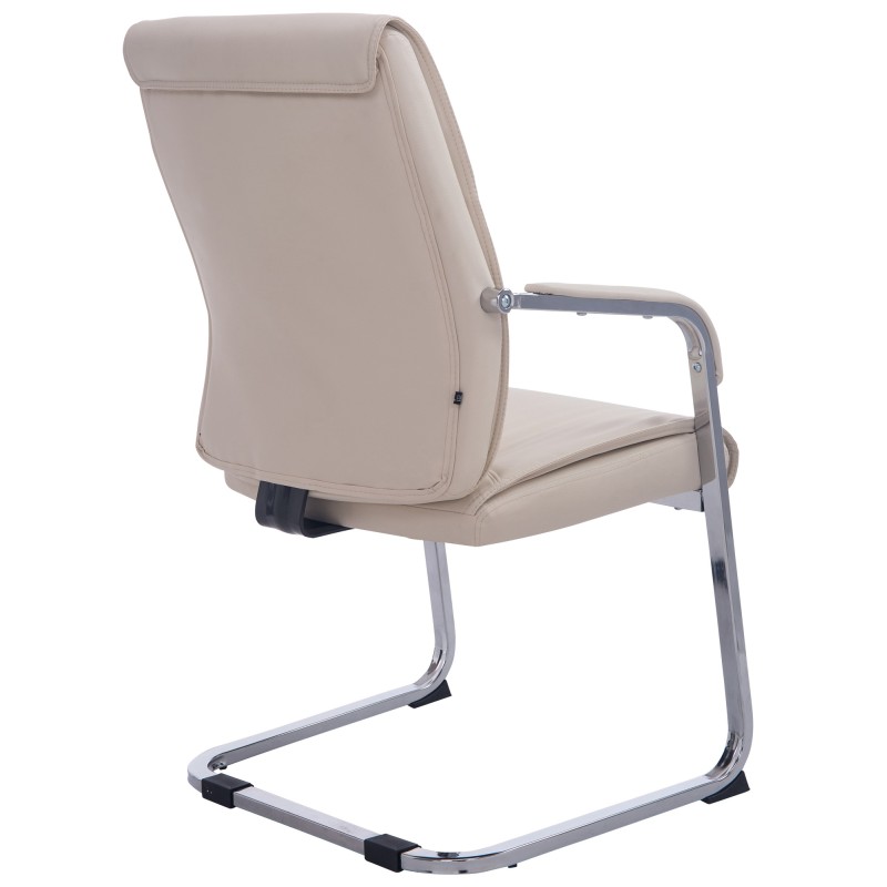 Silla de visita Anubis XL color crema