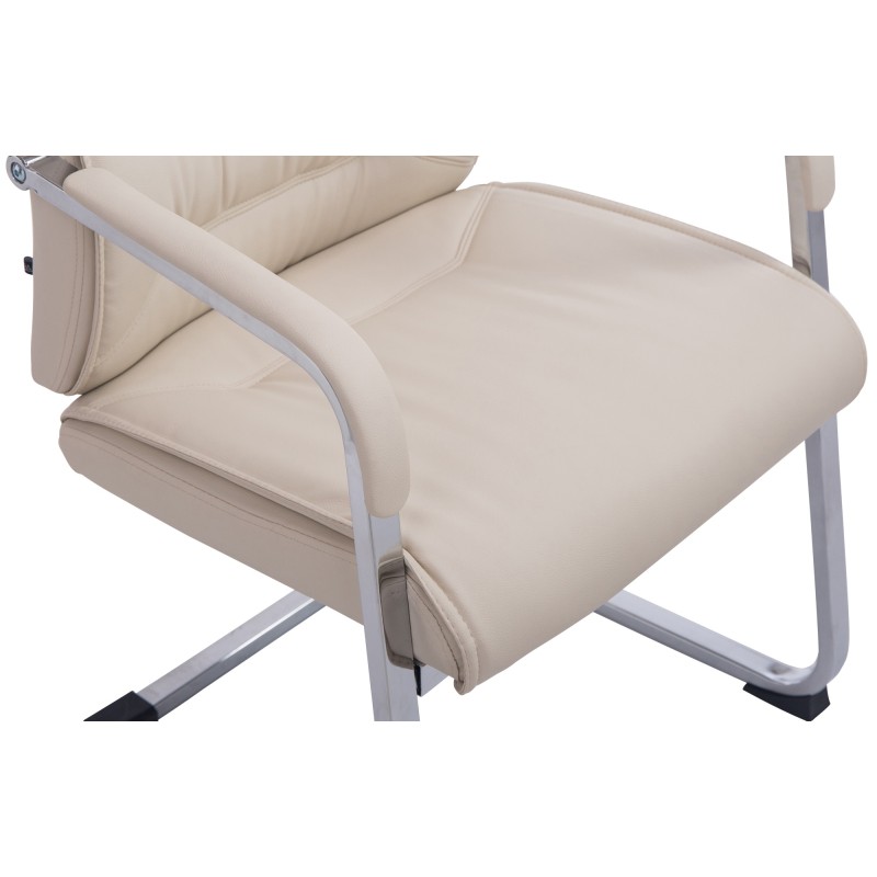 Silla de visita Anubis XL color crema