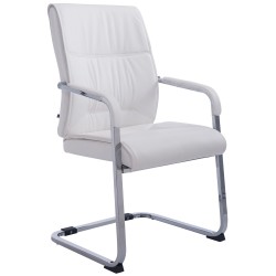 Silla de visita blanca Anubis XL