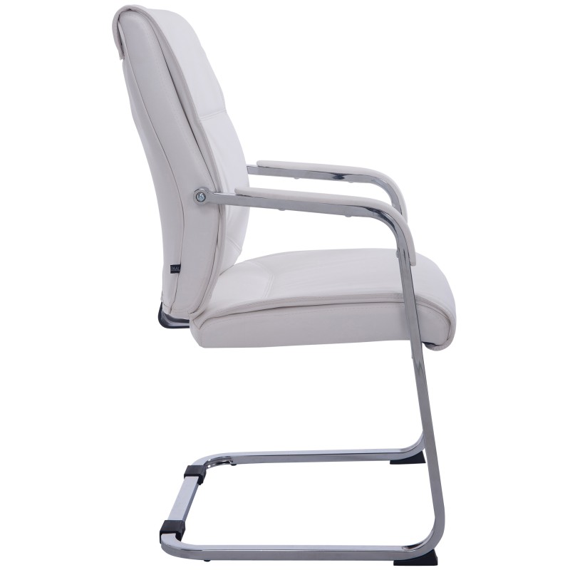 Silla de visita blanca Anubis XL