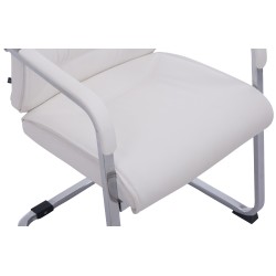 Silla de visita blanca Anubis XL