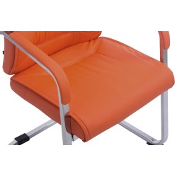 Silla de visita naranja Anubis XL