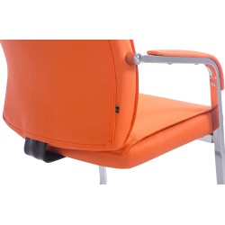Silla de visita naranja Anubis XL