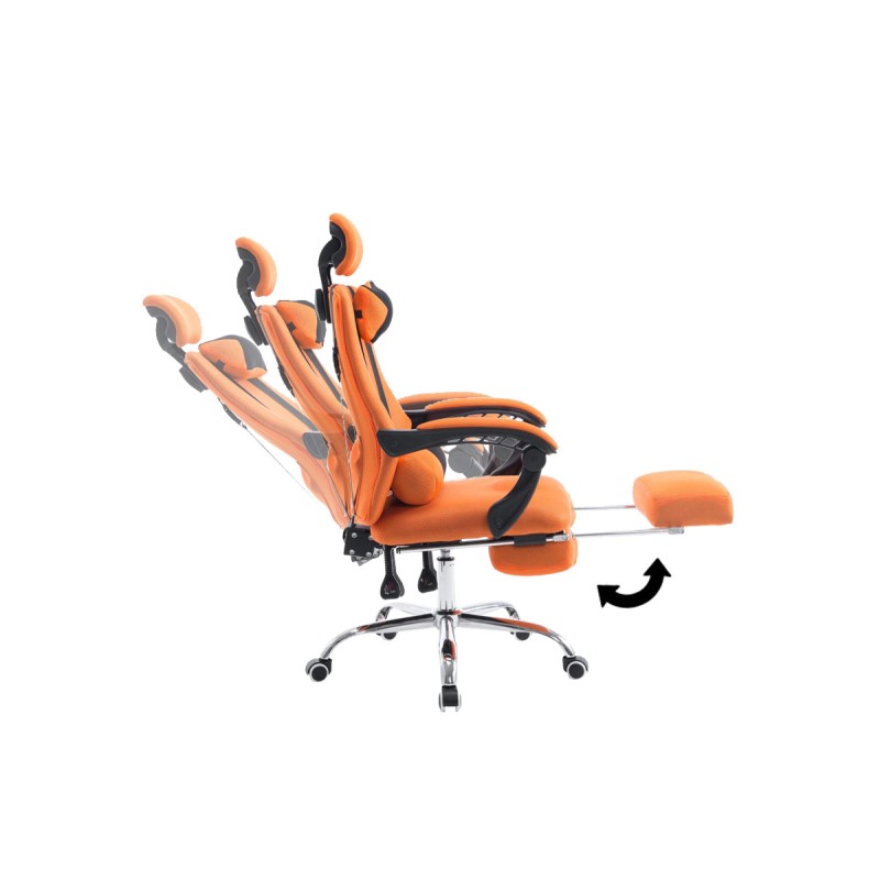 Silla de oficina naranja Fellow