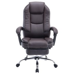 Silla de oficina marrón Castle