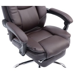 Silla de oficina marrón Castle