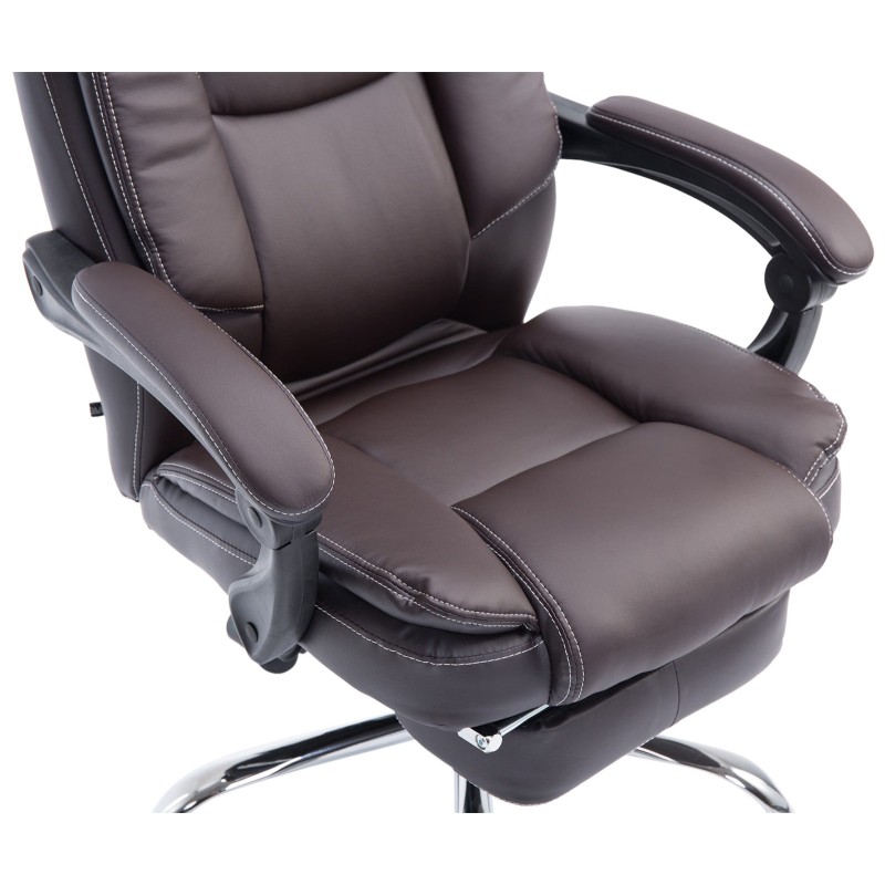 Silla de oficina marrón Castle